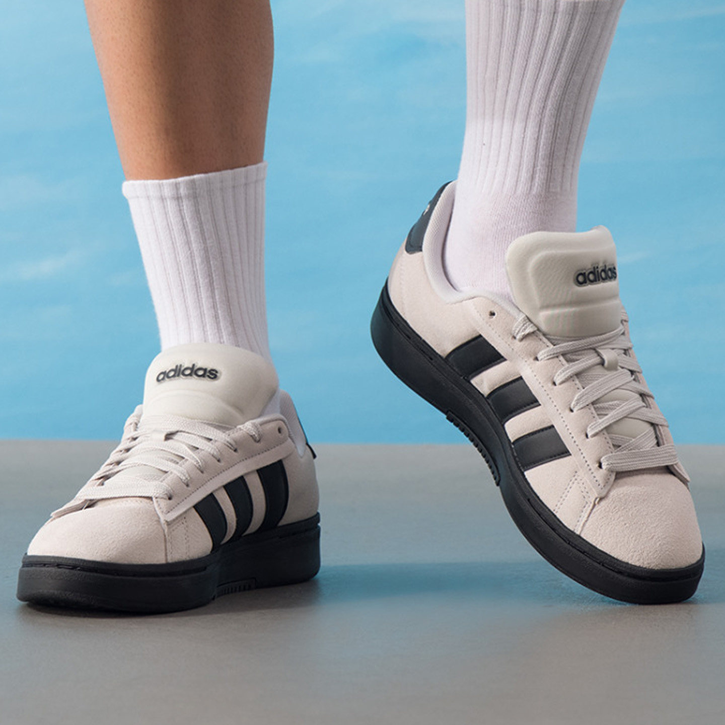 Adidas/阿迪达斯GRAND COURT男女经典百搭低帮运动休闲板鞋IH1287,运动鞋new,板鞋,淘宝优惠券,粉丝福利购,淘宝优惠卷