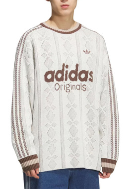 Adidas/阿迪达斯 男子舒适百搭休闲运动卫衣针织套头衫毛衫KS5956