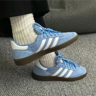 低帮休闲德训板鞋 Spzl男女经典 BD7632 阿迪达斯Handball Adidas