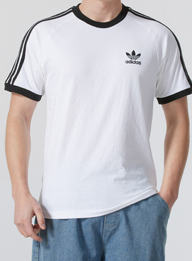adidas/阿迪达斯originals三叶草男子圆领运动休闲短袖T恤KB2460