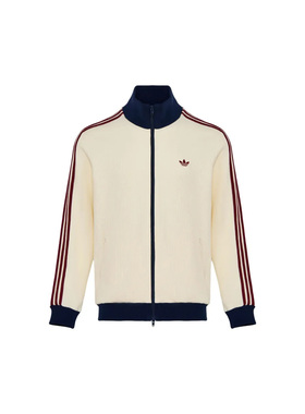 adidas阿迪达斯originals男款华夫格立领条纹针织夹克外套KY5769