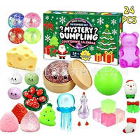 Cross-border adult stress-relieving toy, mysterious dumpling bag, Pinching fun calendar blind box, slow rebound, stress-relieving and venting tool thumbnail 5
