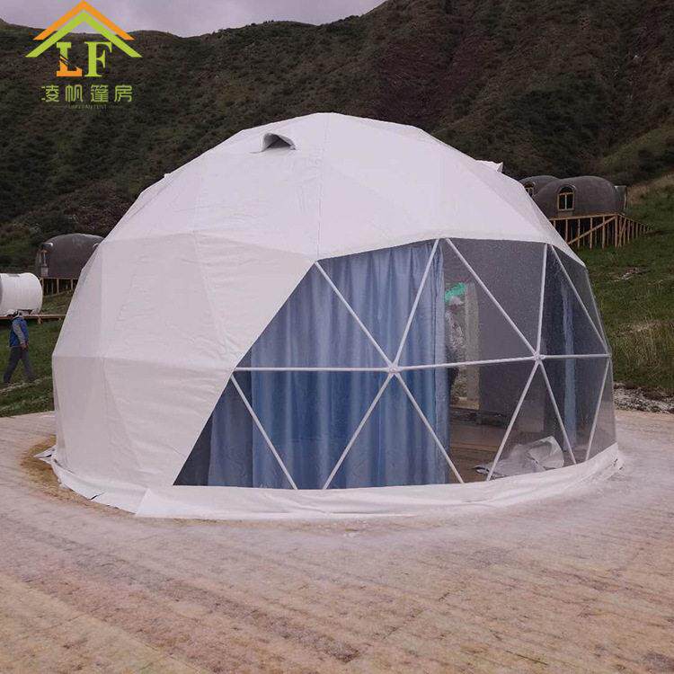 广州凌帆篷房科技有限公司热销户外民宿酒店帐篷圆顶星空帐篷tent