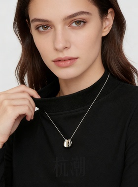 小裙摆s925银项链女轻奢小众秋冬