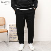 休闲裤 DAEVU秋新款 大号潮胖子小脚弹力加肥加大码 男士 裤 线韩版