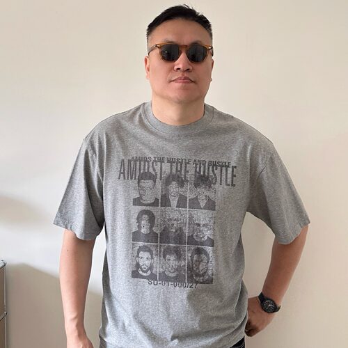 大依无忧夏季灰色潮款短袖T恤