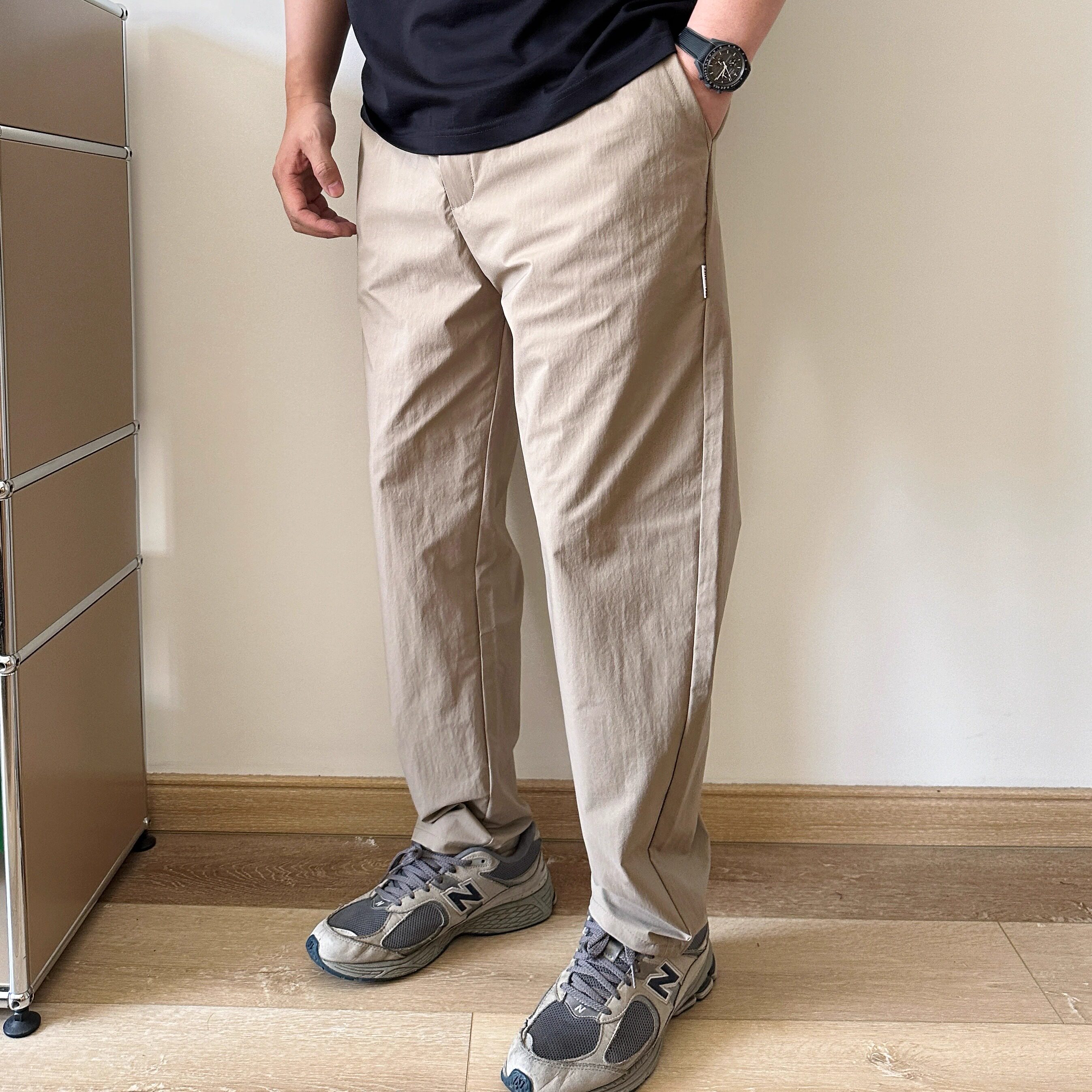 DAEVU大码男装春夏宽松男裤胖子弹力裤子加肥加大男士户外休闲裤
