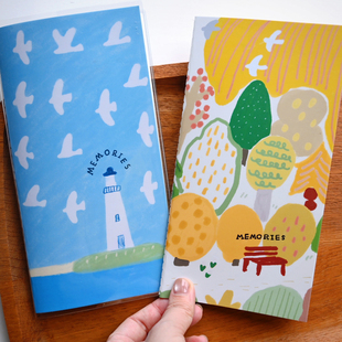 喵与花原创 TN手账本旅行包 硫酸纸 标准本护照本 手账替芯本空白