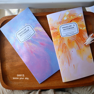 Good喵 原创手账本替换芯本 TN旅行本标准本 护照本 彩页 烟花