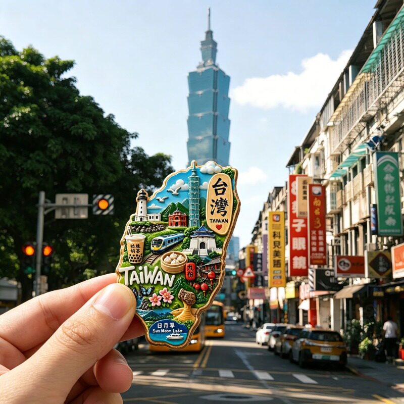 【台湾】亚克力冰箱贴旅游纪念伴手礼物旅游景点文创意收藏礼品