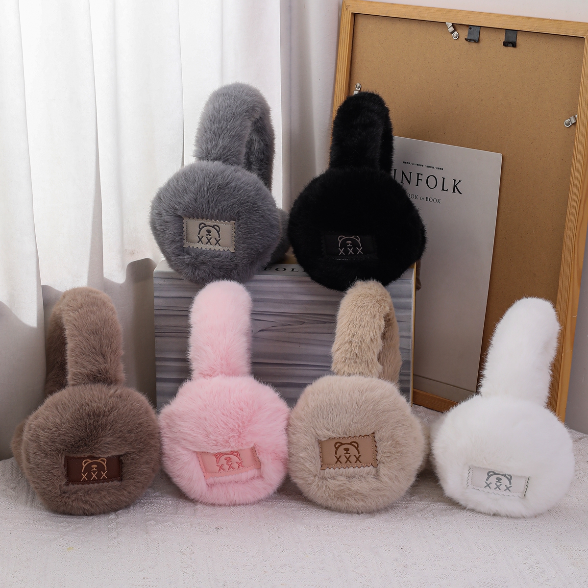 25新款简约大童耳罩卡通防寒护耳