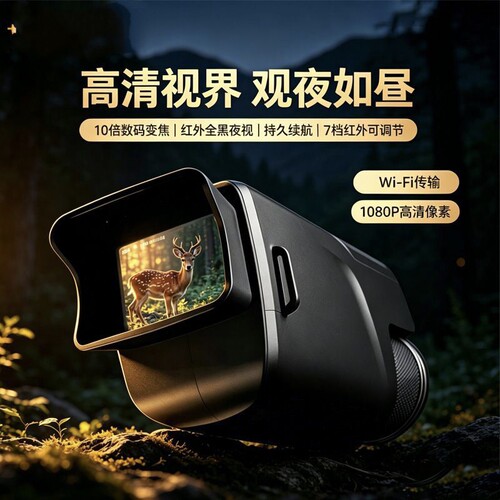 高清高倍红外线单筒夜视仪昼夜两用微光夜视望远镜夜间战术成像仪
