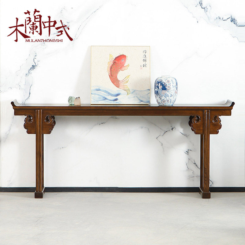 新中式实木入户条案桌