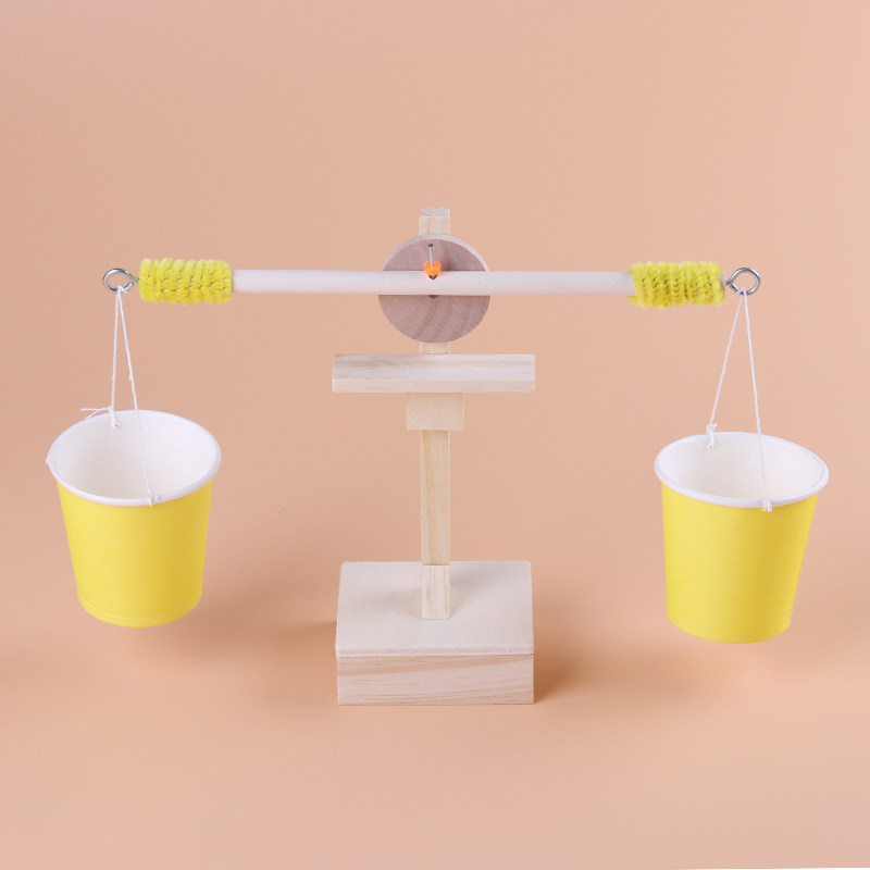 科技小制作小发明 手工创意diy科学实验材料包杠杆天天枰儿童益智