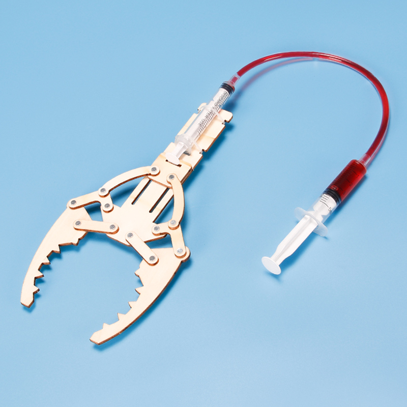 科技小制作发明diy手工益智科学生实验套装材料教具液压机械手臂