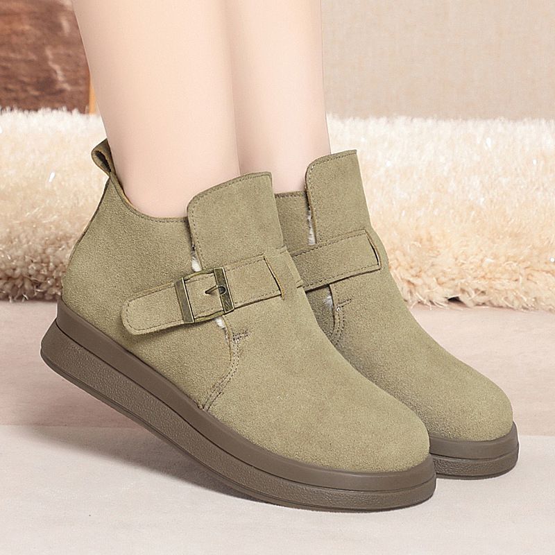 新款春秋妈妈鞋软皮平底软防滑工作鞋女士皮鞋中老年皮鞋平跟单鞋