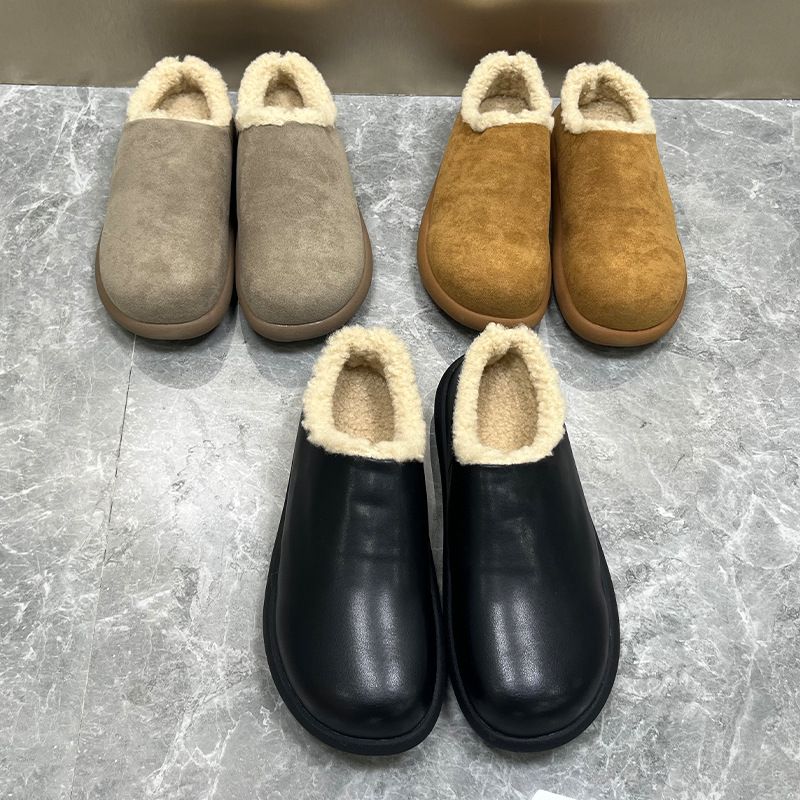 勃肯鞋男女冬季小豆雷雪地靴包头情侣保暖雪地靴-XK