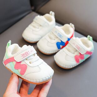 婴儿鞋子软底学步鞋男婴儿一岁宝宝鞋子幼儿鞋子春夏女不掉鞋