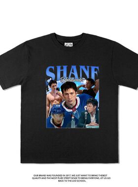 ilya Rozanov 巅峰对决同款 短袖T恤美式复古纯棉潮heatedrivalry