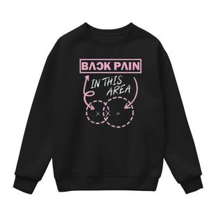 area上衣服秋冬卫衣帽衫 BLACKPINK恶搞粉锤back your pain