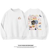 hudsonwilliam巅峰对决同款 圆领连帽卫衣男女bird潮heatedrivalry