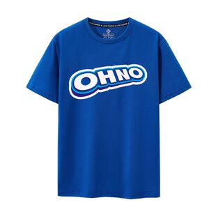 款 T恤趣味文字恶搞奥利奥OHNO创意男女情侣装 短袖 2026年春夏新款