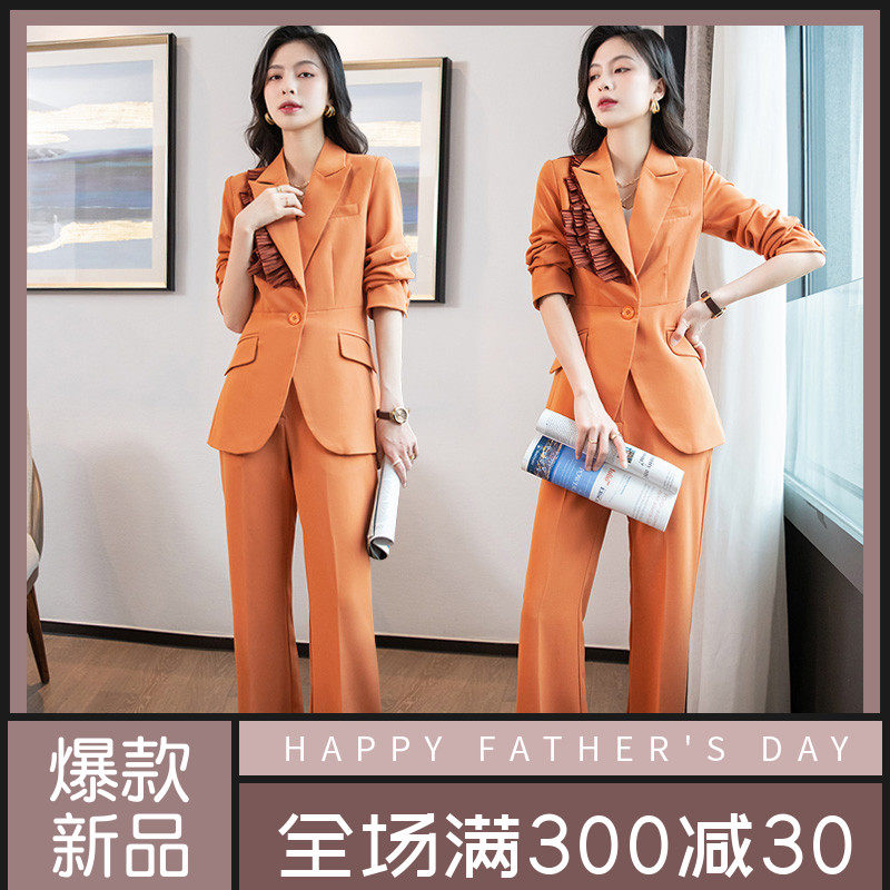 休闲西装套装女英伦风设计感小众高级感职业气质时尚御姐炸街西服