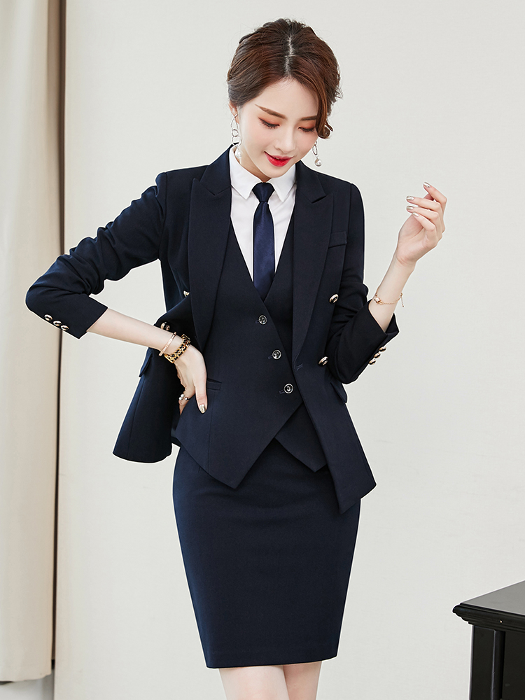 网红职业西装套装女2022春夏新款时尚气质西服高端正装工作服工装|ruв категории Женская одежда, костюм/студенты школьную форму/обмундирования, профессионального женский брючный костюм - от Buy2taobao.com для оказания профессиональной услуги покупки агента Taobao