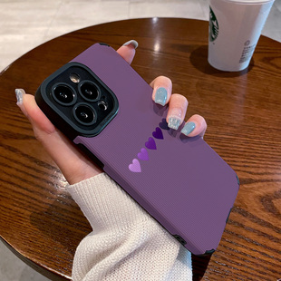 小众简约渐变爱心适用vivo x60 x70 x80 x50 pro手机壳x27 x20 x23幻彩版 x90proplus保护套硅胶壳软男女个性