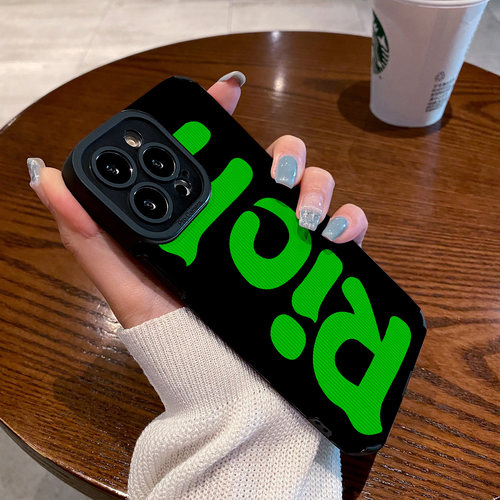 小众简约RICH英文适用vivo x60 x70 x80 x50 pro手机壳x27 x20 x23幻彩版 x80proplus保护套硅胶壳软男女网红