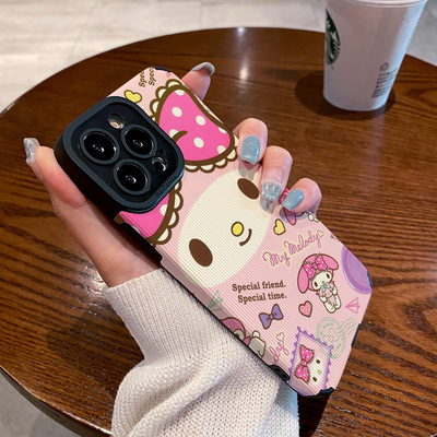 卡通可爱少女哈喽猫咪适用vivo x60 x70 x80 x50 pro手机壳x27 x20 x23幻彩版 x80proplus保护套硅胶壳软高级