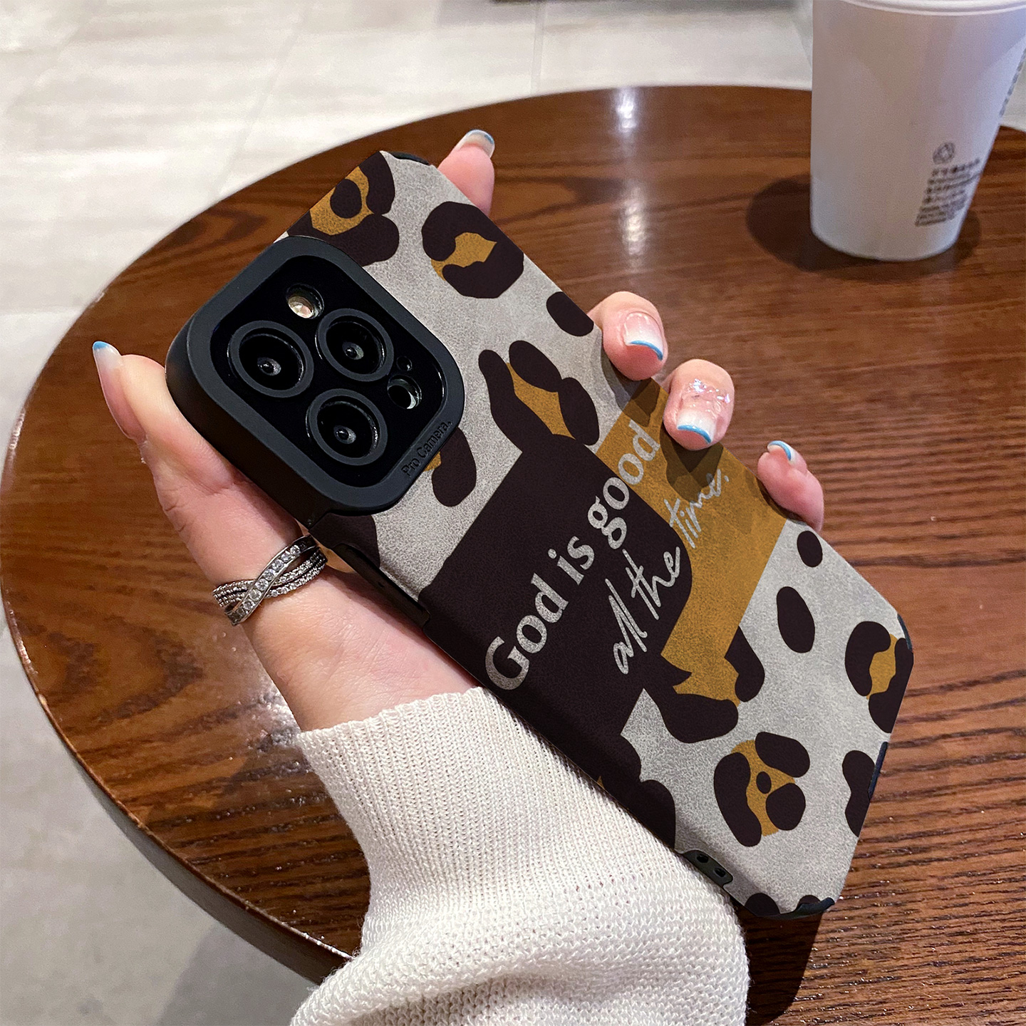 适用一加15手机壳新款秋冬翻毛皮黑黄豹纹英文一加ACE5PRO防摔硅胶皮纹1+13 12 11R潮个性高级感保护套外壳