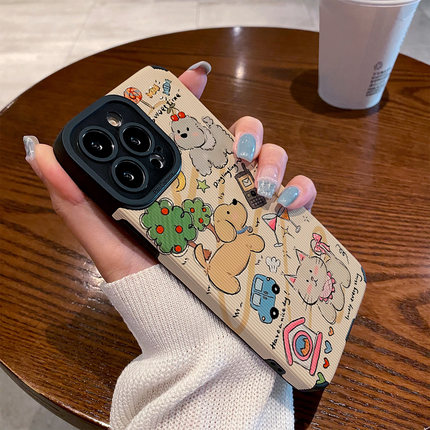 适用OPPO reno15手机壳reno14/13/12/11/10/9/8/7/6/5新款pro+硅胶皮质软防摔高级感保护套可爱卡通猫狗涂鸦