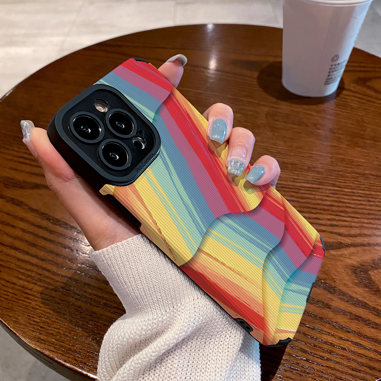 适用小米14 13pro 12 11 10 13ultra 12青春版14PRO手机壳软硅胶9 17 10pro 11U保护套波浪拼接彩色抽象涂鸦