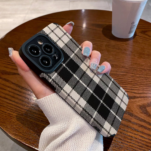 适用vivo Y97 Y93 Y85 Y83 Y81S Y77 Y76S Y73S Y71 Y70S手机壳Y55S Y33 Y30 Y15保护套小众拼色千鸟涂鸦格子