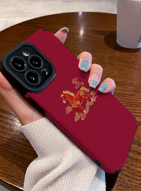 适用vivo iqoo neo10手机壳iqoo15/13/11/9新款防摔neo9/8/7竞速版6se/5硅胶z9turbo+保护套踏云归来红马驹