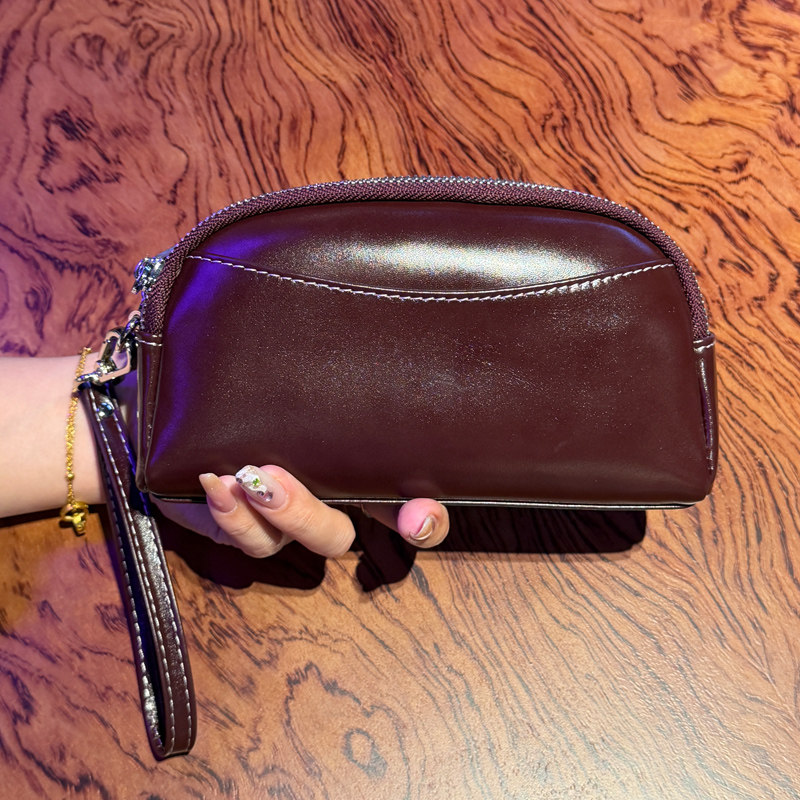 散步小包纯牛皮双拉链便携真皮手拿包大容量手机零钱包小手包小巧,箱包皮具/热销女包/男包,通用款女包,淘宝优惠券,粉丝福利购,淘宝优惠卷