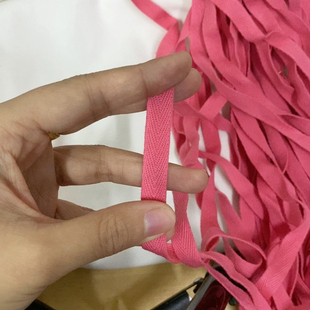 包邮 1公分玫粉色纯棉压领条 满28 20米 6元