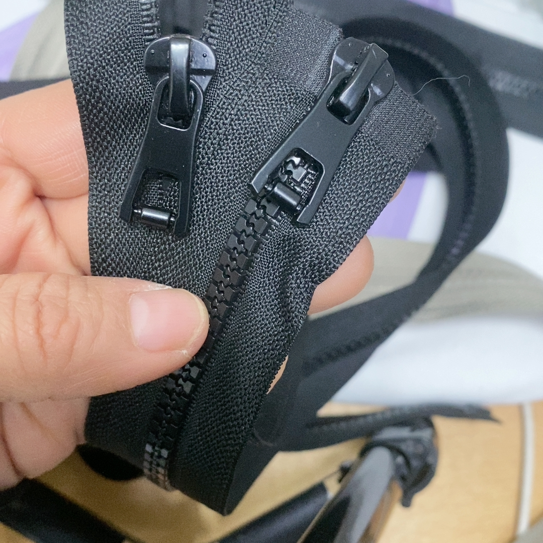 6元2条长78厘米黑色5号双拉满28元包邮