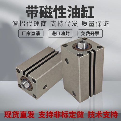 不锈钢带磁薄型油缸液压模具方缸CXR-SD40X10X20X30X40X50厂直销