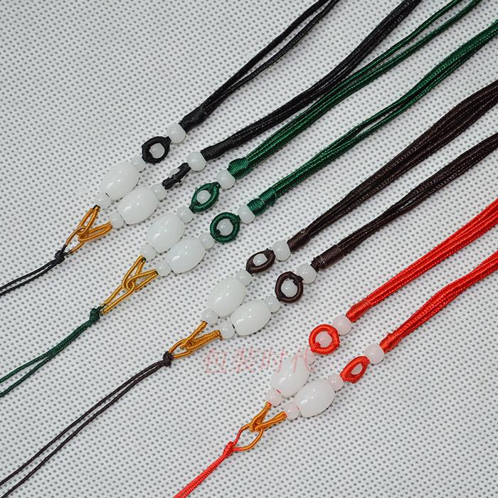 玉珠双线玉珠项链绳 吊坠挂绳 玉器饰品配绳 玉绳厂家