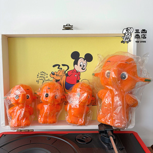 三西商店丨昭和复古玩具SATO佐藤象植绒款存钱罐公仔