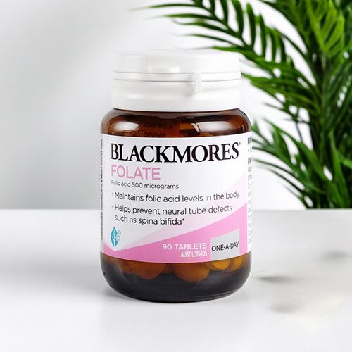澳洲进口Blackmores澳佳宝叶酸片90粒孕产妇孕期营养素孕前备孕
