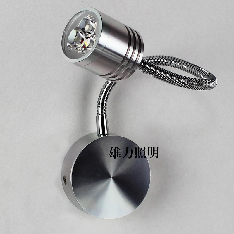 led射灯5w全套背景墙灯过道软管射灯 服装店射灯明装壁灯床头灯3w