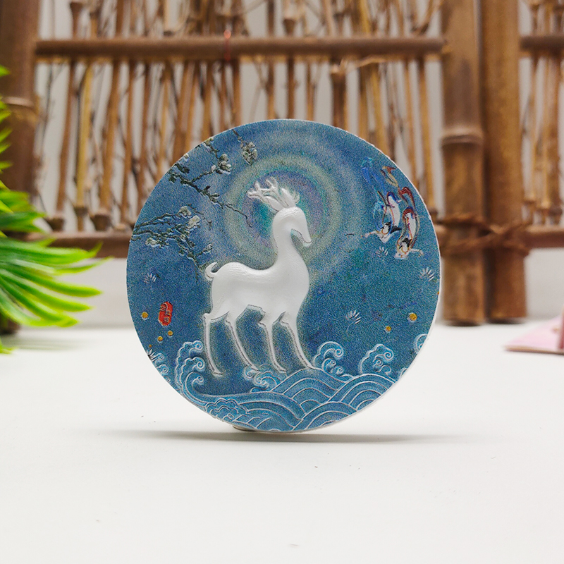 敦煌立体冰箱贴九色鹿礼盒装