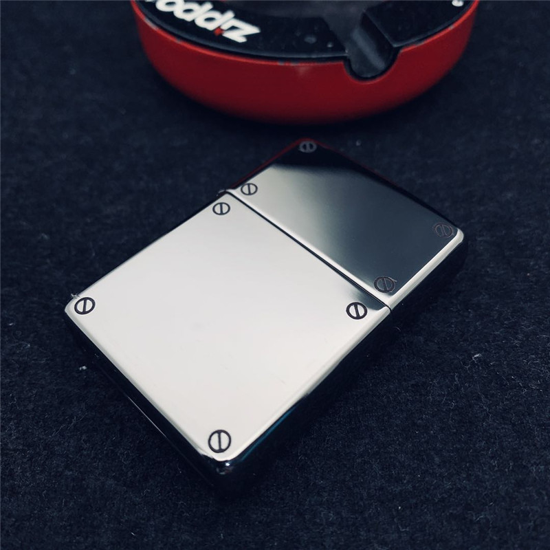 正品ZIPPO防风煤油打火机 美版镜面250常规双面螺栓螺丝 男士简约