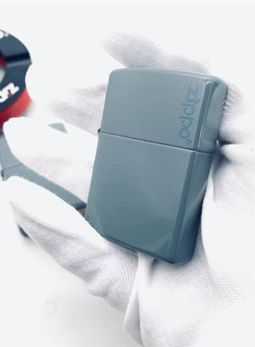 正版之宝ZIPPO防风煤油打火机2021美版新款水泥灰标志49452ZL送礼