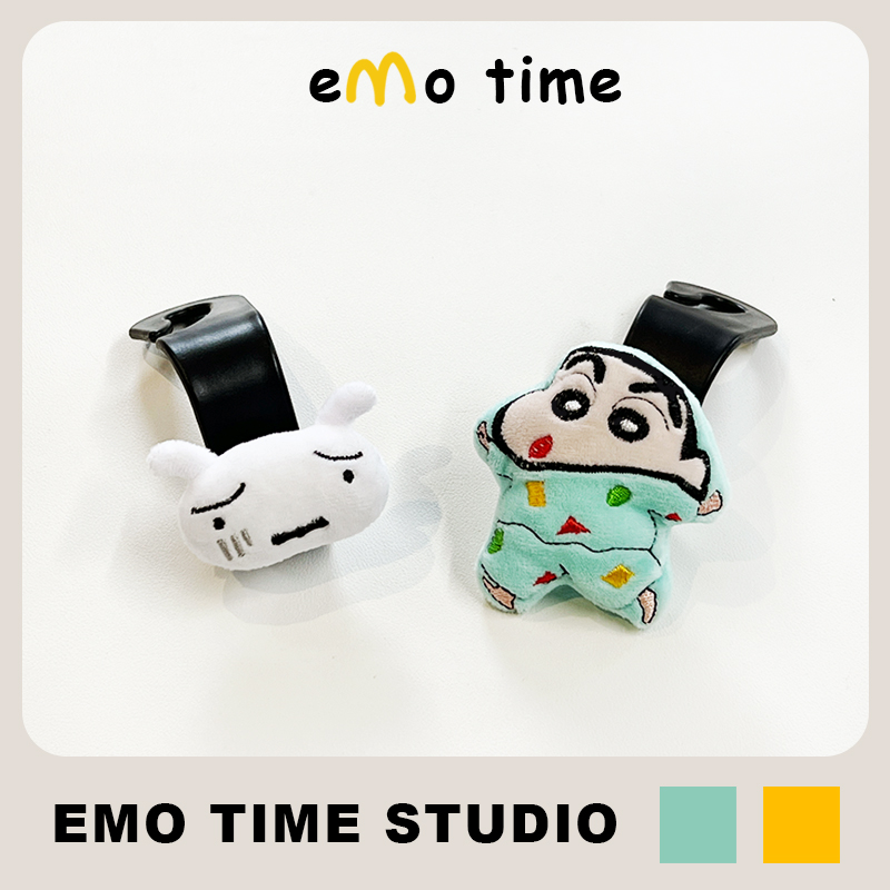 emo 原创可爱晚安小新车载挂钩便携后座通用款百搭车内饰出行好物