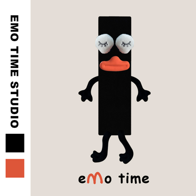 emo 原创晚安鸭小柴人汽车安全带肩套可爱车载饰品护肩防磨损通用