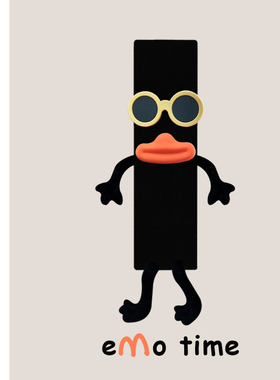 emo 原创酷酷鸭小柴人汽车安全带肩套可爱车载饰品护肩防磨损通用